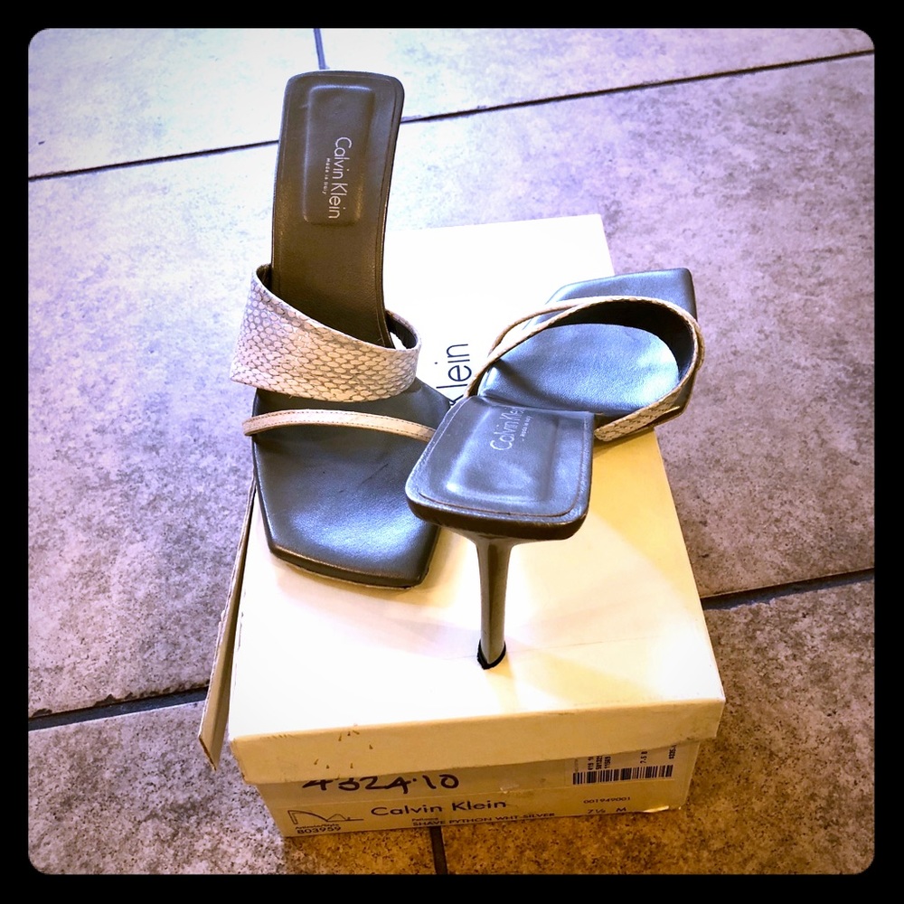 Calvin Klein high heel sandals